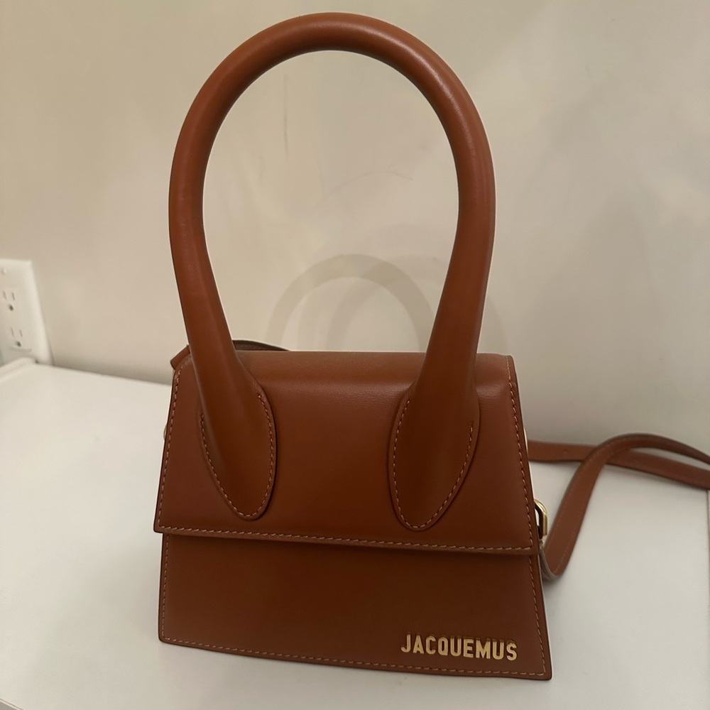 Jacquemus Brown Leather Women's Bag - Picture 1 of 4